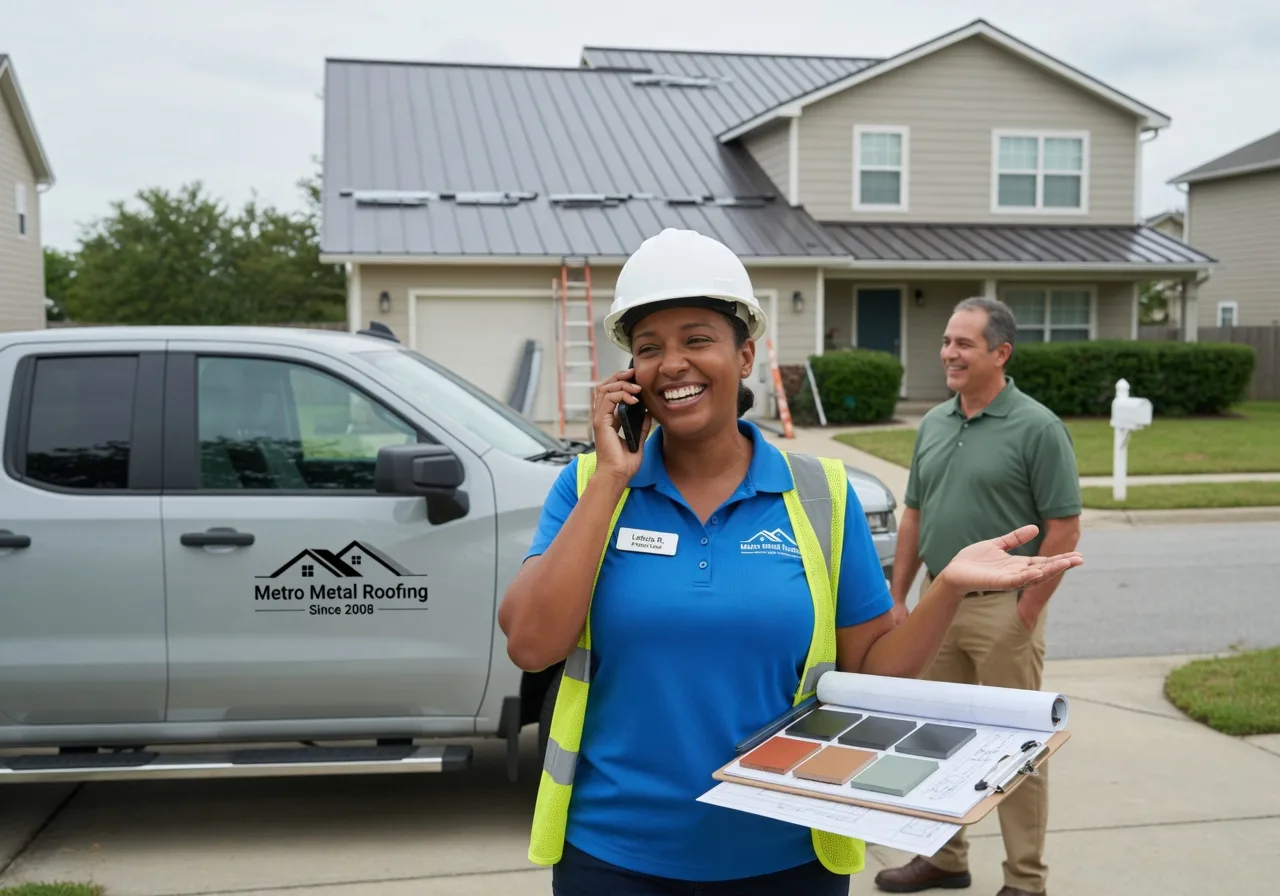 Storm Damage Metal Roof Repair in Kingsford Heights, IN